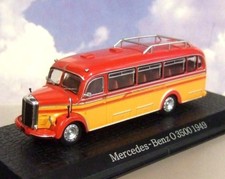 DE AGOSTINI/ATLAS 1/72 D/CAST MERCEDES-BENZ O 3500 COACH/BUS LIMOGES FRANCE 1949