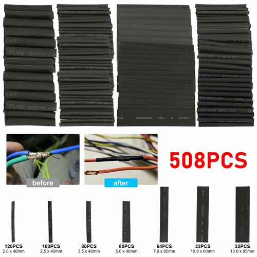 508pc heat shrink wire - heat, wrap