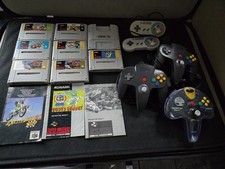Super Nintendo SNES x7 Games controllers n64 goof troop mario asterix ++++