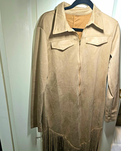 Beige line collared zip - beige, a-line