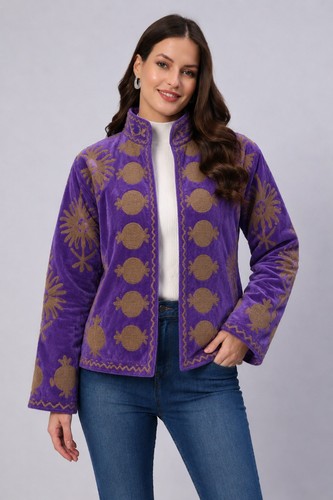 Handmade purple velvet - purple,