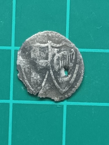 Commonwealth hammered penny - hammered,