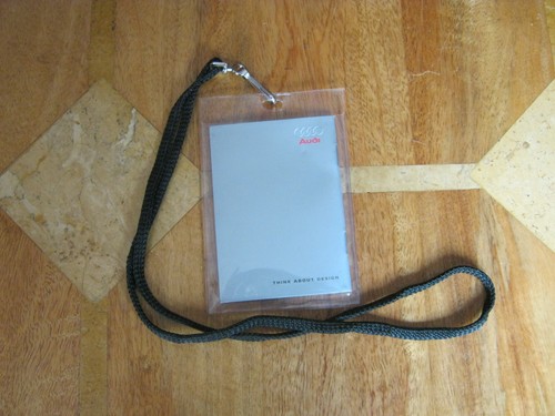 Audi motor show lanyard with - motor,