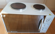 Russell Hobbs Mini Oven Grill Dual Hotplates Tabletop 13824-10 3000W