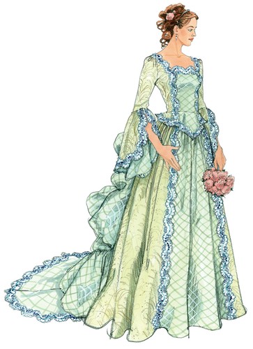 Pattern sew victorian dress - to,