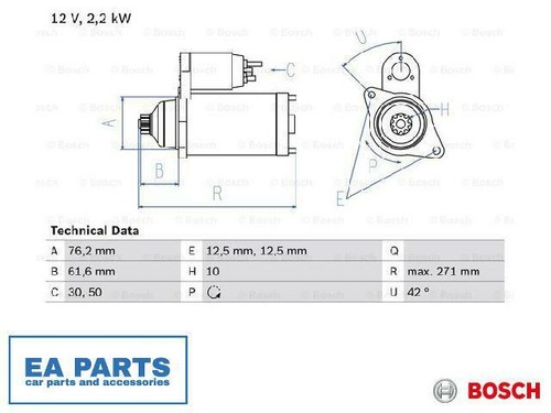 Starter for california t5 - for, vw