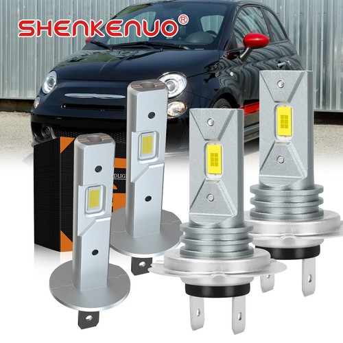 For fiat 500 - white, led