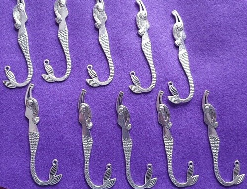 Tibetan antique silver - silver, mermaid