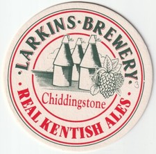 BEER MAT - LARKINS BREWERY -