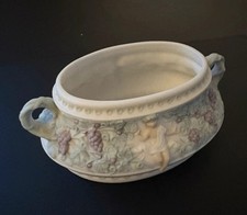 Lladro 5265 "Centerpiece - Decorated" Miniatures Bowl Vase, MATTE