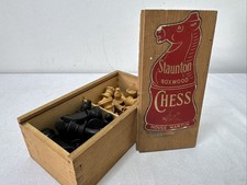 Vintage Wooden Chess Set House