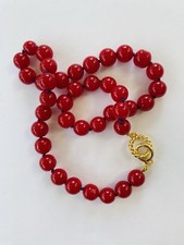 Hand Knotted Red Coral