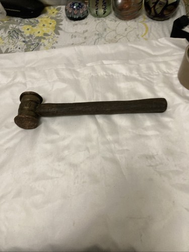 Antique bronze hammer mallet - hammer,