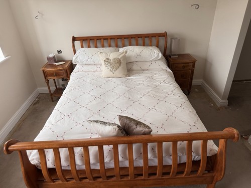Willis and gambier sleigh bed - gambier,