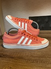 Adidas Nizza Red Trainers Sneakers Size UK 8
