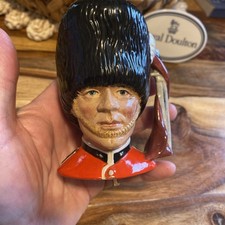 Royal Doulton Character Jug Small 4ins The Guardsmen D6711 1986 Excellent Cond