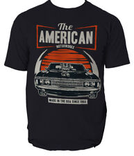 THE AMERICAN MUSCLE T shirt RETRO MUSTANG CAR mens t-shirt tee S-3XL 