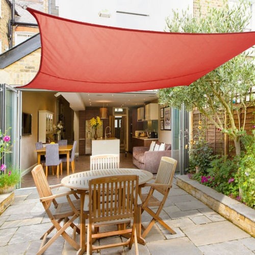 Sun shade sail garden patio - shade,