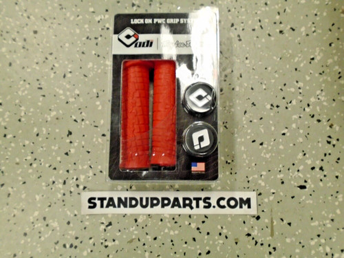 Odi red lock grips - red, pwc