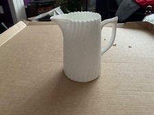 Tuscan China White Jug 3.5 Inches Tall  x 2.5 “ base. Vintage