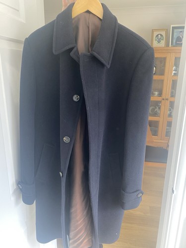 Men navy blue cashmere - navy,