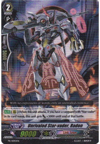 Cardfight vanguard 0092en - vanguard, pr/0092en