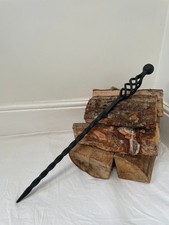 HAND FORGED FIRE POKER BLACKSMITH MADE IN UK
