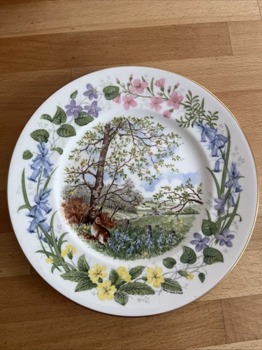Plate coalport woodland - plate,