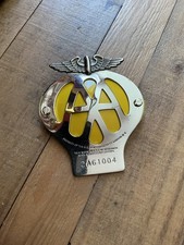 Vintage Car Badge - AA Member