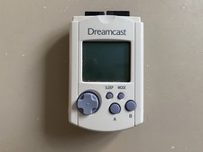 Sega Dreamcast White Visual Memory Unit VMU Model HKT-7000
