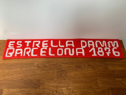 New estrella damm lager rubber - lager,