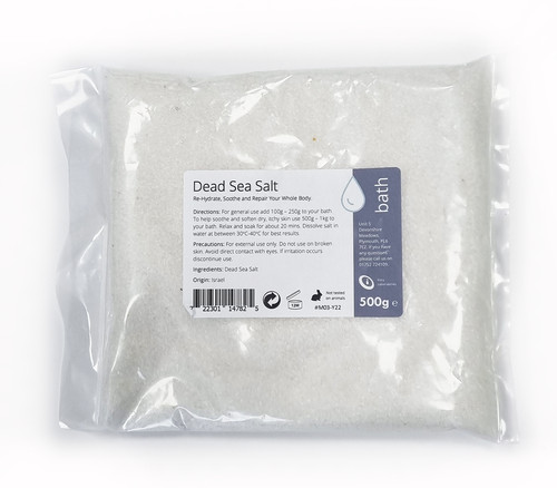 Dead sea salt 500g - dead,
