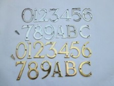 SOLID BRASS HOUSE DOOR NUMBERS