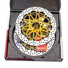 Yamaha YZF-R1 SP 2006 320mm Brembo SuperSport HPK Front Brake Discs - 208973724