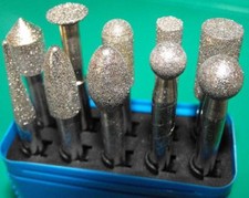 Set of 10 100 grit Diamond