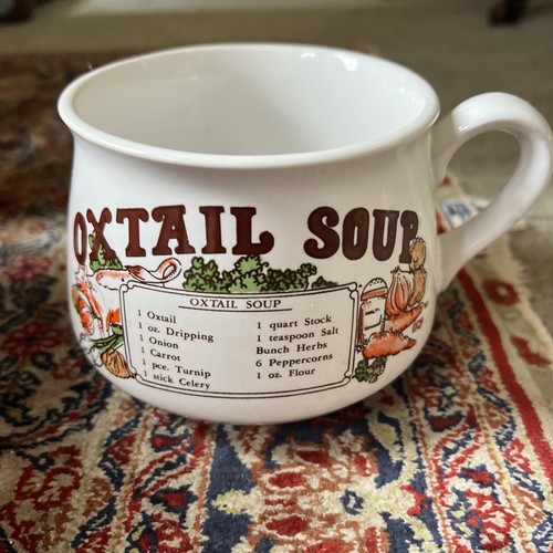 Vintage oxtail soup recipe - vintage,