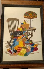 Vtg 1980 dimensions - 1980, crewel