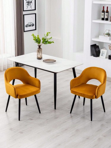 Set velvet swivel dining - set,
