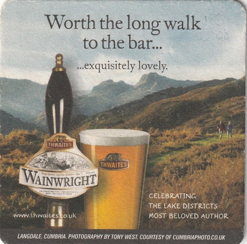 Beer mat thwaites brewery - mat,