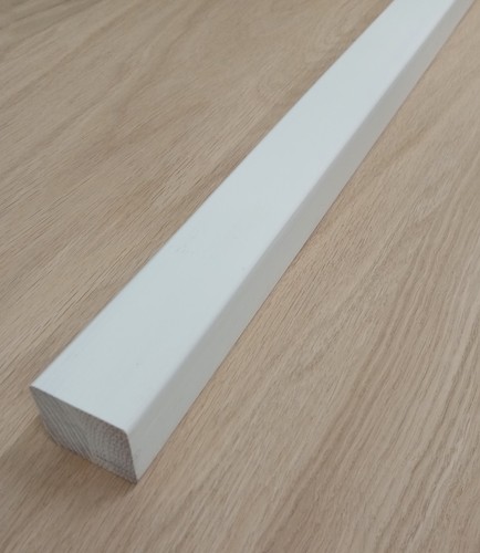 Blank square primed pine - primed, 41mm