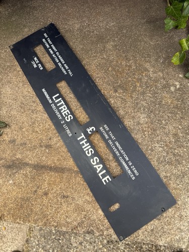 Vintage petrol pump front - petrol,