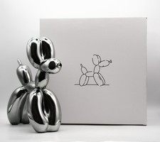 Limited Balloon Dog Resin Gray - Jeff Koons(After) Editions Studio, Kitsch