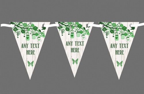 Shabby chic vintage - wood, green