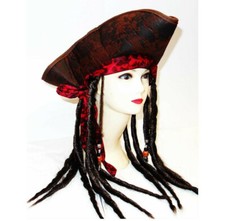 Pirate Hat with Dreadlocks