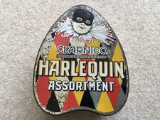 SCARCE C1920s VINTAGE CLARNICO HARLEQUIN ASSORTMENT TIN
