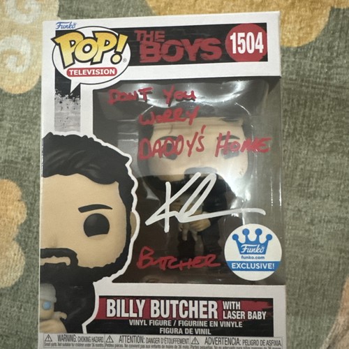Signed karl urban funko pop - karl,