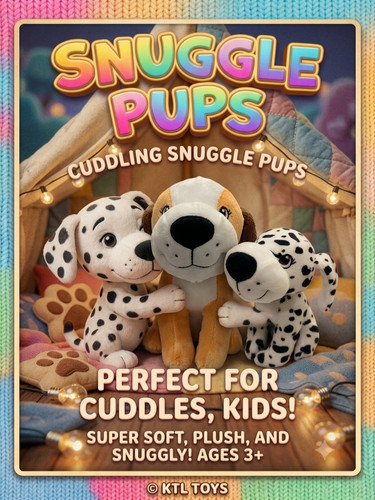 Snuggle pups plush toy - snuggle,