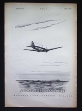 Original 1940 Advert Airspeed