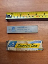 Bear Norton HB14 Hard Arkansas Oilstone USA Sharpening Stone Original Box Ex Con