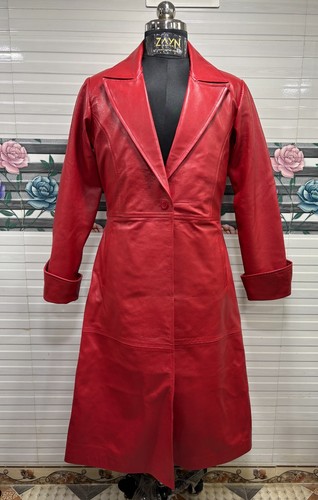 Ladies stylish red trench coat - stylish,